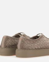 Sneakers in pelle scamosciata intrecciata MBCD22171TARTIST E55 SANTONI 