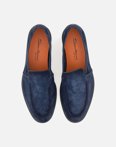 Mocassini in suede MGAR18829OOTSEAA U60 SANTONI 