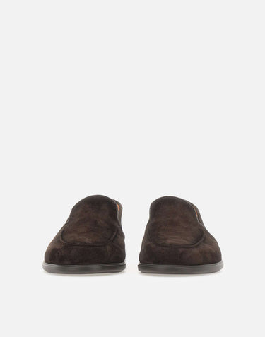Mocassino in suede MGAR18829SMOSEAA T60 SANTONI 