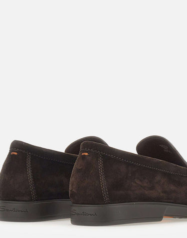 Mocassino in suede MGAR18829SMOSEAA T60 SANTONI 