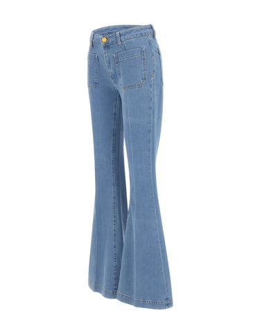 SEAFARER Jeans "Delphine" Light Blue Donna 