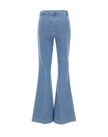 SEAFARER Jeans "Delphine" Light Blue Donna 