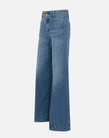 SEAFARER Jeans "Jane" Light Blue Donna 