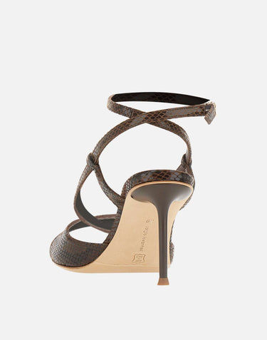 SERGIO LEVANTESI Sandali "Genny" BROWN Donna 