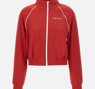 Felpa retrò con logo JA066710326RE33 RUBY SPORTY & RICH 