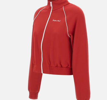 Felpa retrò con logo JA066710326RE33 RUBY SPORTY & RICH 