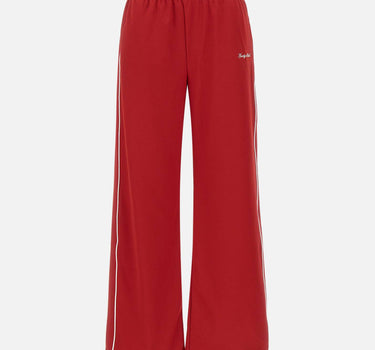 SPORTY & RICH Pantaloni di tuta retrò con logo RED Donna 