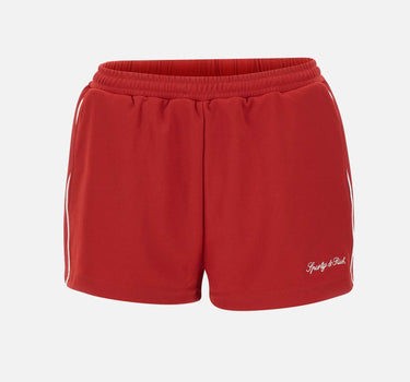Shorts da ginnastica retrò con logo SH061710326RE33 RUBY SPORTY & RICH 