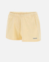 SPORTY & RICH Shorts "Signature Logo House" YELLOW Donna 