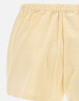 SPORTY & RICH Shorts "Signature Logo House" YELLOW Donna 