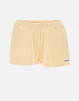 SPORTY & RICH Shorts "Signature Logo House" YELLOW Donna 