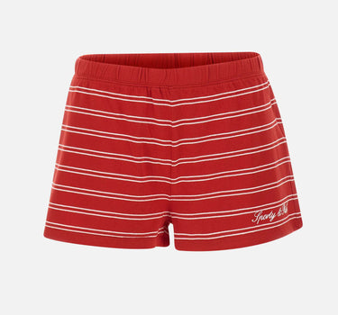 Shorts a righe con logo SH071710326RE33 RUBY SPORTY & RICH 