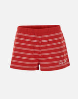 Shorts a righe con logo SH071710326RE33 RUBY SPORTY & RICH 