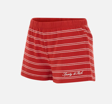 Shorts a righe con logo SH071710326RE33 RUBY SPORTY & RICH 