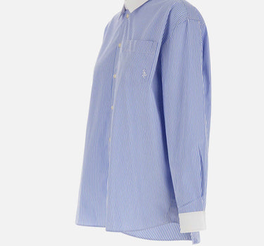 Camicia oversize SRC a righe SI019710302ST02 BLUE SPORTY & RICH 