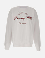 Felpa "Beverly Script Crewneck" ST07164257WH01 WHITE SPORTY & RICH 