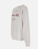 Felpa "Beverly Script Crewneck" ST07164257WH01 WHITE SPORTY & RICH 