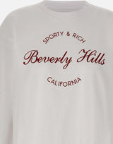 Felpa "Beverly Script Crewneck" ST07164257WH01 WHITE SPORTY & RICH 