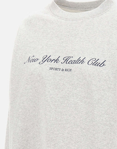 Felpa "NY Health Club" ST07166043GY03 HEATHGRAY SPORTY & RICH 