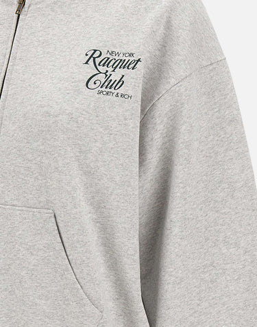 Felpa con zip "NYRC" ST08861430GY03 HEATHGRAY SPORTY & RICH 