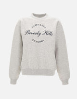 Felpa "Beverly Script Crewneck" ST09876257GY03 GRAY SPORTY & RICH 