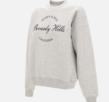 Felpa "Beverly Script Crewneck" ST09876257GY03 GRAY SPORTY & RICH 