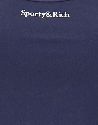 Canotta sportiva con logo Serif TO02366300BL106 DKNAVY SPORTY & RICH 