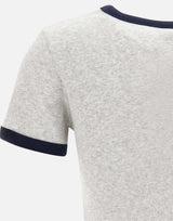 "BH Crest Soft Ringer Tee" T-shirt TO07376256GY18 GRAY SPORTY & RICH 