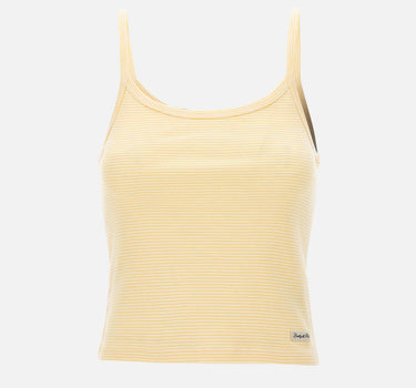 SPORTY & RICH Top "Signature Logo House Tank" YELLOW Donna 