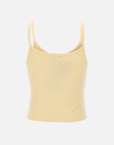 SPORTY & RICH Top "Signature Logo House Tank" YELLOW Donna 