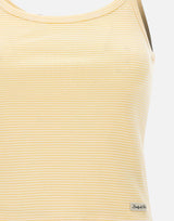 SPORTY & RICH Top "Signature Logo House Tank" YELLOW Donna 