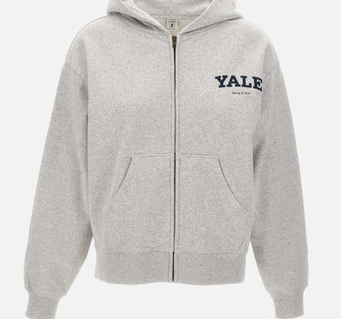Felpa con zip "Yale" ST088611678GY03 HEATHGRAY SPORTY & RICH 