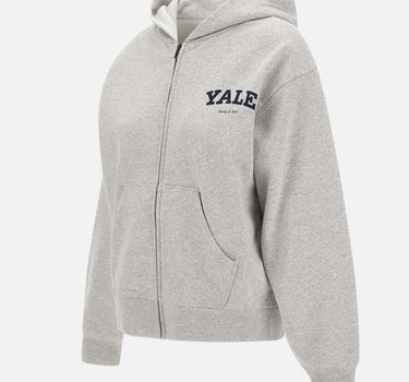 Felpa con zip "Yale" ST088611678GY03 HEATHGRAY SPORTY & RICH 
