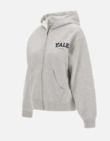 Felpa con zip "Yale" ST088611678GY03 HEATHGRAY SPORTY & RICH 