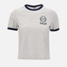 T-shirt "Yale Crest Ringer" TO073611677GY18 GRYNAVY SPORTY & RICH 