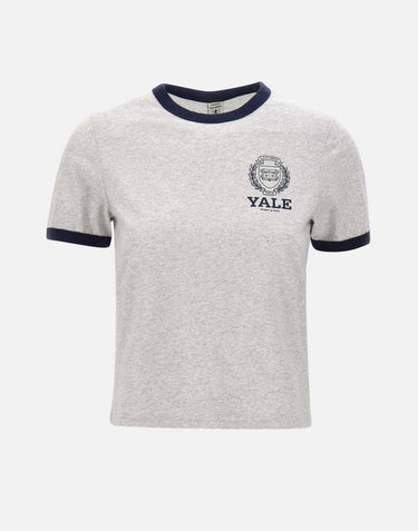 T-shirt "Yale Crest Ringer" TO073611677GY18 GRYNAVY SPORTY & RICH 