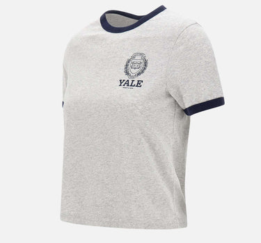 T-shirt "Yale Crest Ringer" TO073611677GY18 GRYNAVY SPORTY & RICH 
