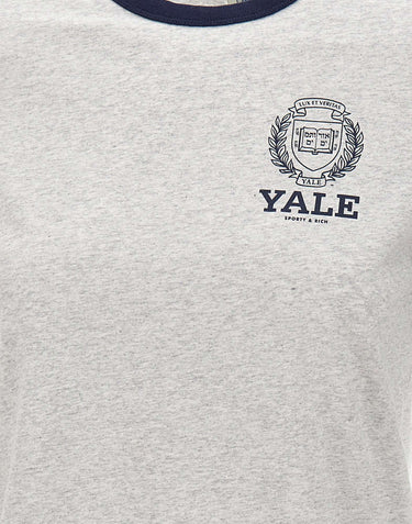 T-shirt "Yale Crest Ringer" TO073611677GY18 GRYNAVY SPORTY & RICH 
