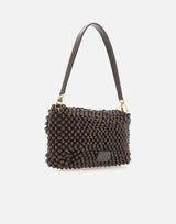 STAUD Borsa a spalla "Timmy" BROWN Donna 