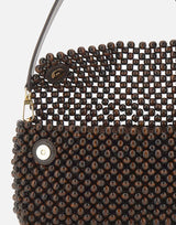 STAUD Borsa a spalla "Timmy" BROWN Donna 