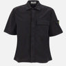 Camicia in twill di cotone biologico stretch 1100025S0A10 V0029 STONE ISLAND 