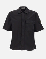 Camicia in twill di cotone biologico stretch 1100025S0A10 V0029 STONE ISLAND 