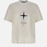 STONE ISLAND T-shirt in jersey di cotone WHITE Uomo 