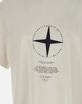 STONE ISLAND T-shirt in jersey di cotone WHITE Uomo 