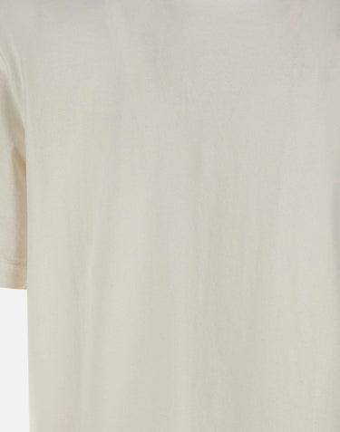 STONE ISLAND T-shirt in jersey di cotone WHITE Uomo 
