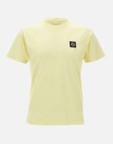 STONE ISLAND T-shirt in cotone YELLOW Uomo 