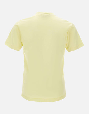 STONE ISLAND T-shirt in cotone YELLOW Uomo 