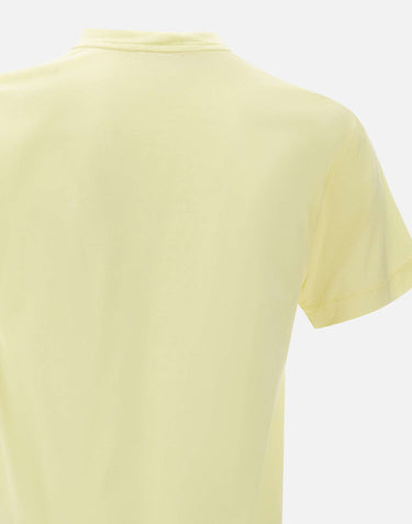 STONE ISLAND T-shirt in cotone YELLOW Uomo 