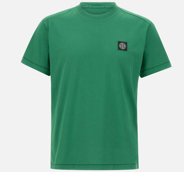 STONE ISLAND T-shirt in cotone GREEN Uomo 