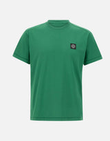 STONE ISLAND T-shirt in cotone GREEN Uomo 